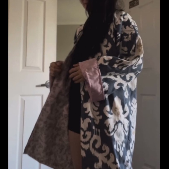 double sided kimono/robe. Summer coat. - Picture 7 of 8